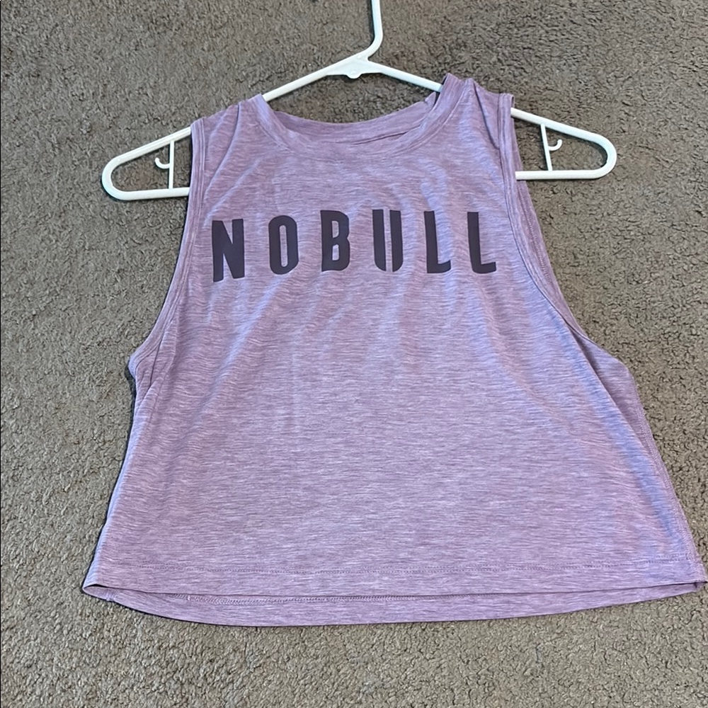NOBULL Gray Muscle Tee Sleeveless Crop Relaxed
